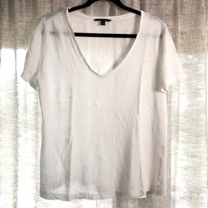 Banana Republic White Linen Shirt